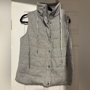 Gray Quilted Women's Vest